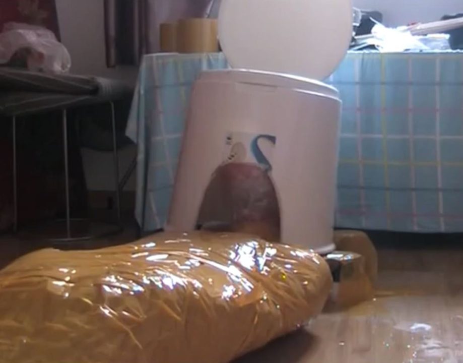A Toilet Slave has been Turned Into Real Toilet